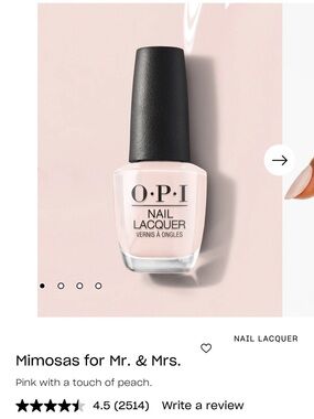 OPI Nail Lacquer - Soft Peachy Pink